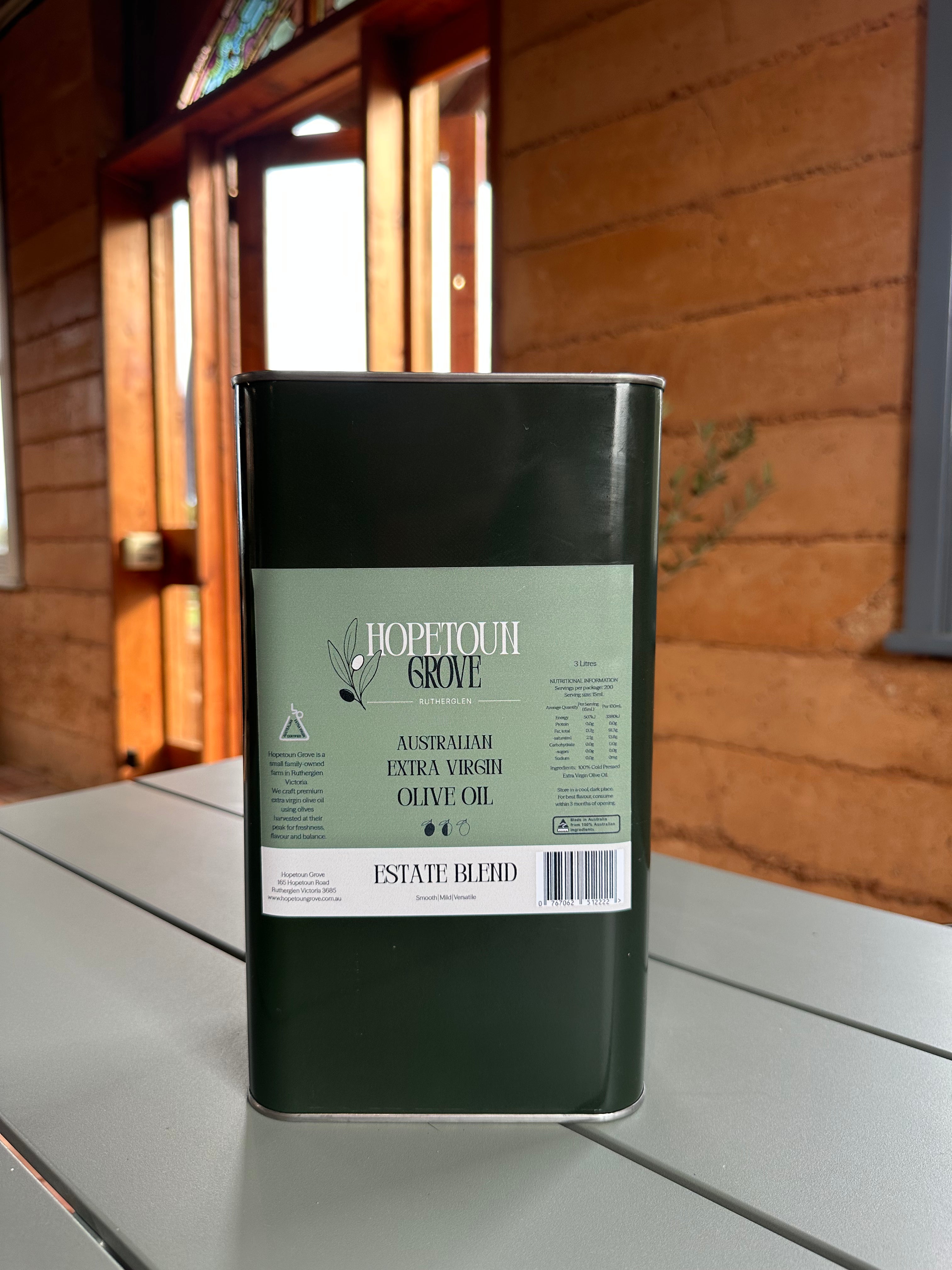 Estate Blend Extra Virgin Olive Oil 3L Tin